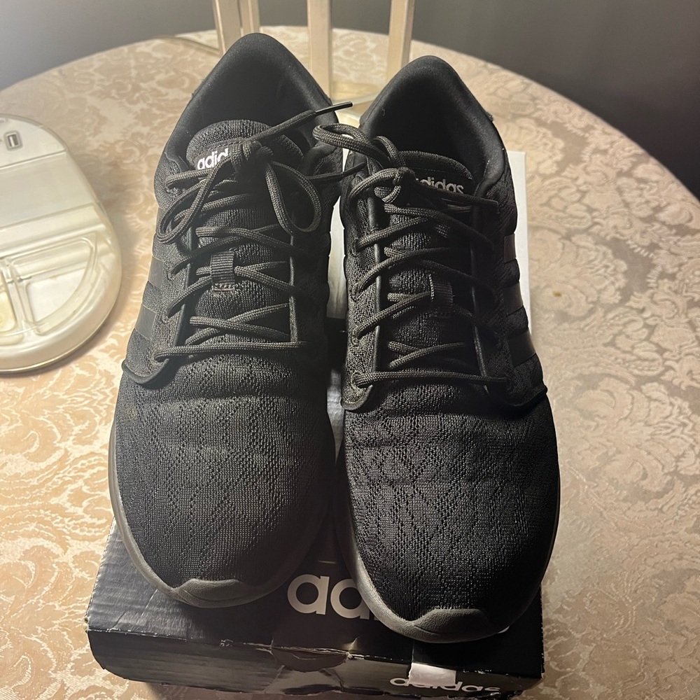 Adidas All- Black Lace Sneakers